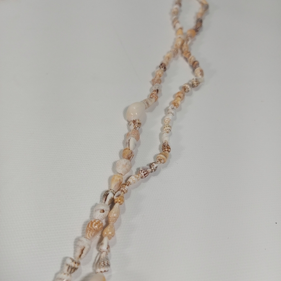 Natural Tropical Mini Shell Infinity Strand Necklaces, 6 Pcs. - Picture 4 of 7